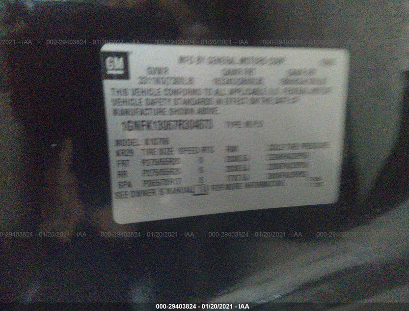 1GNFK13067R304873