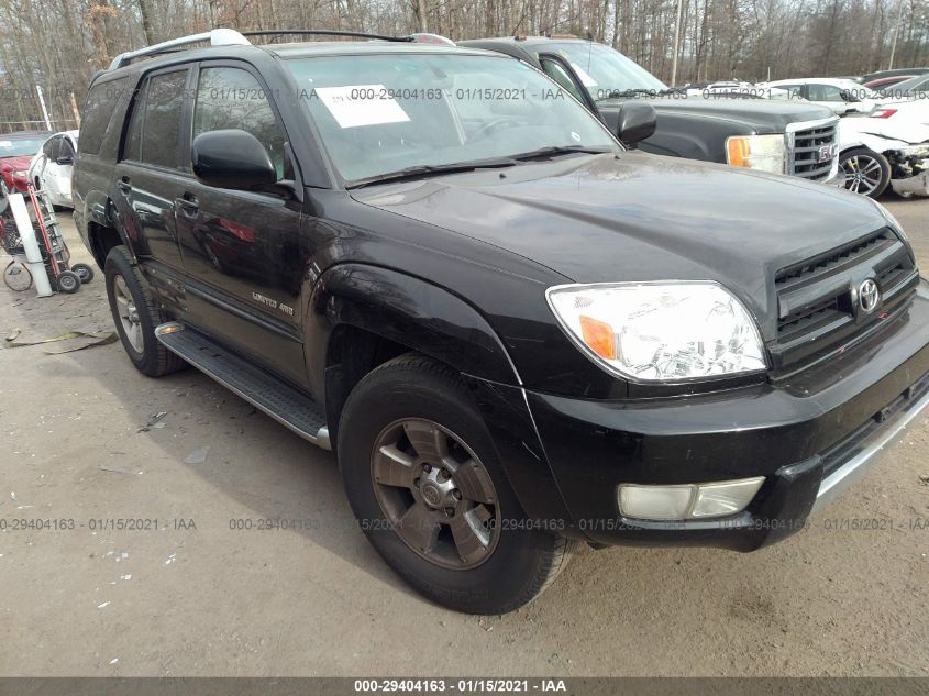 2003 Toyota 4Runner Limited VIN: JTEBU17R630003041 Lot: 29404163