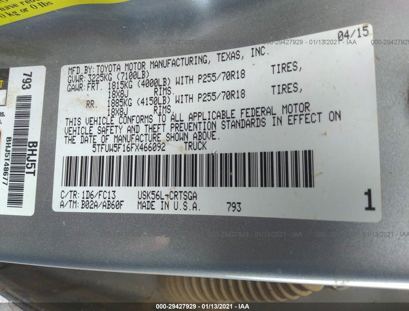 5TFUW5F16FX466092