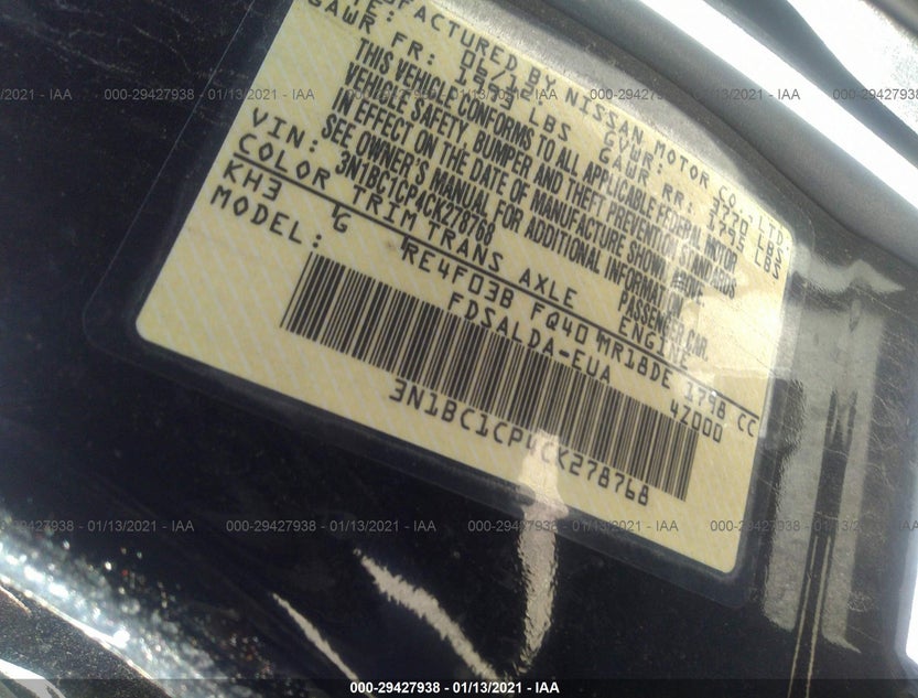 3N1BC1CP4CK278768