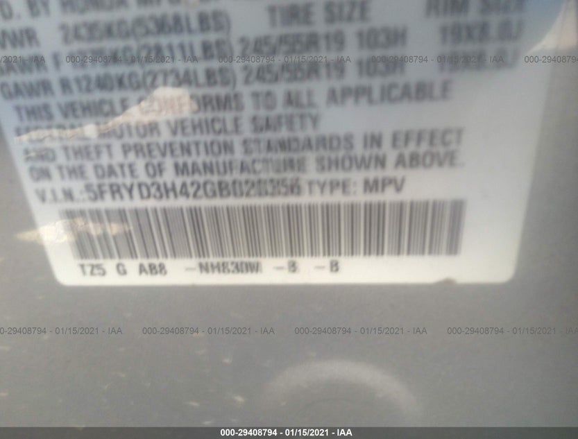 5FRYD3H42GB020356