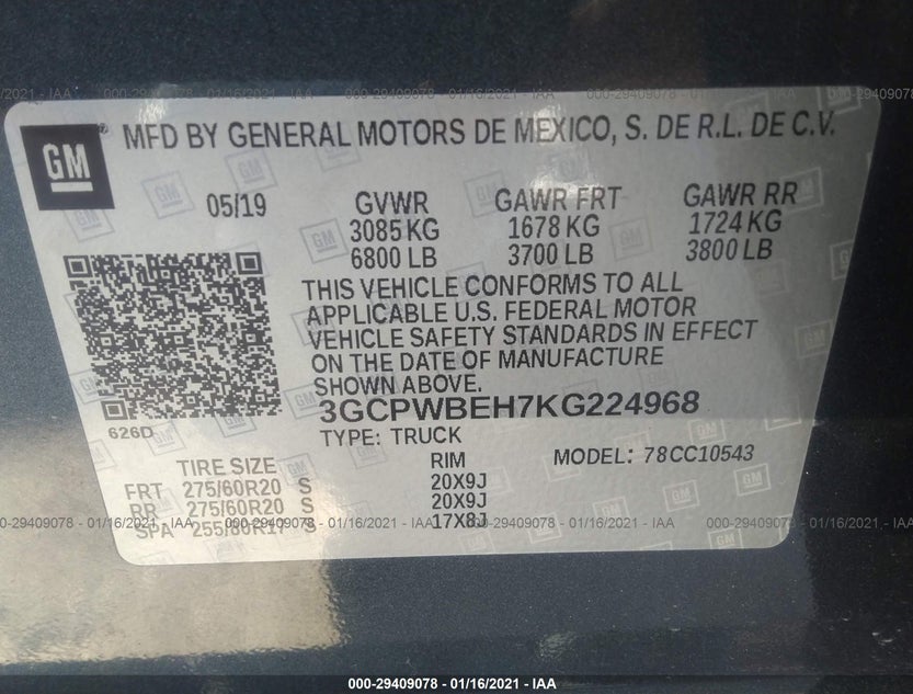 3GCPWBEH7KG224968