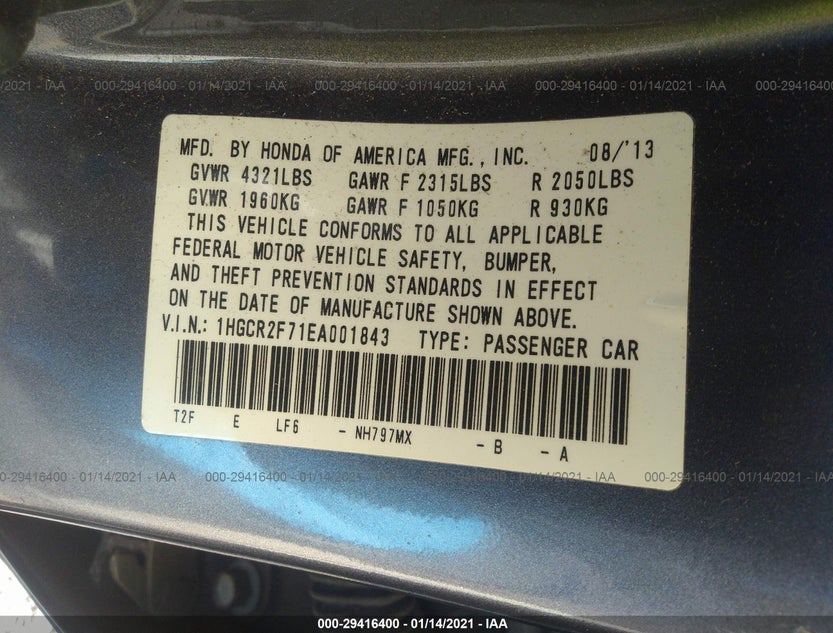 1HGCR2F71EA001843