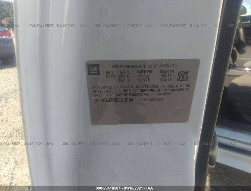 2G1WG5EKXB1210134