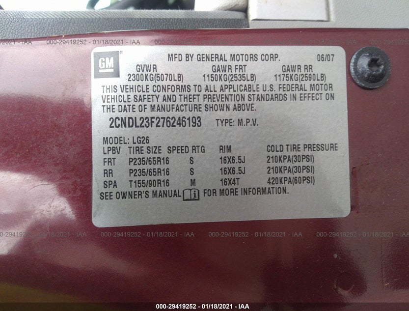 2CNDL23F276246193