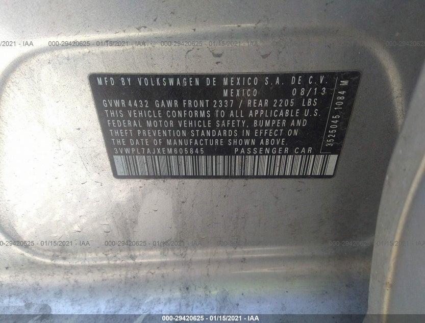 3VWPL7AJXEM605845