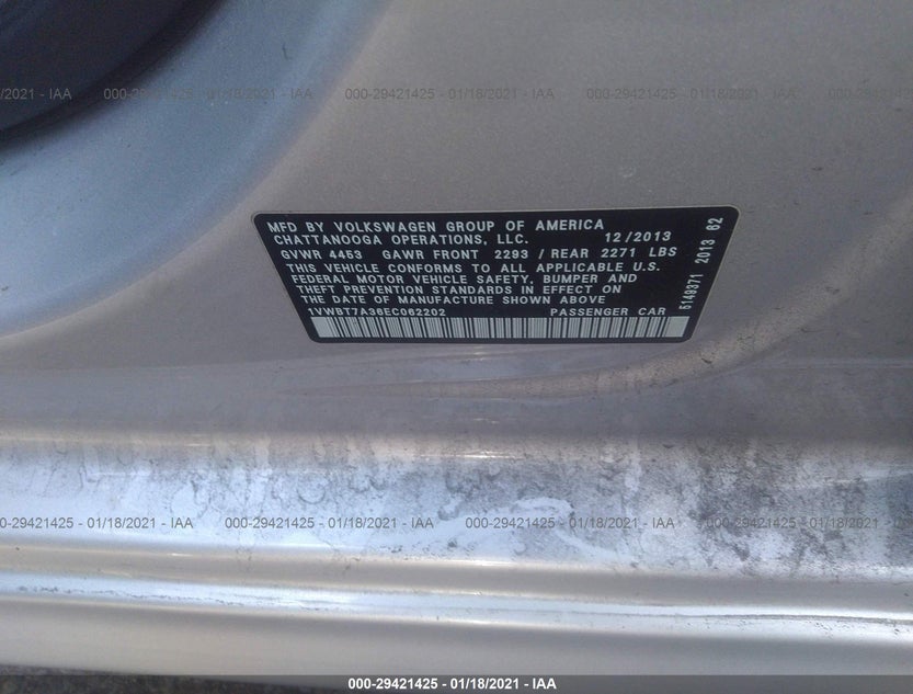 1VWBT7A36EC062202