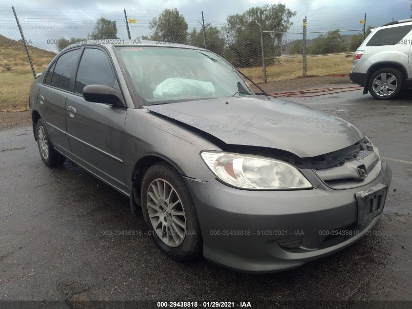 2005 Honda Civic Lx VIN: 2HGES16505H633109 Lot: 29438818