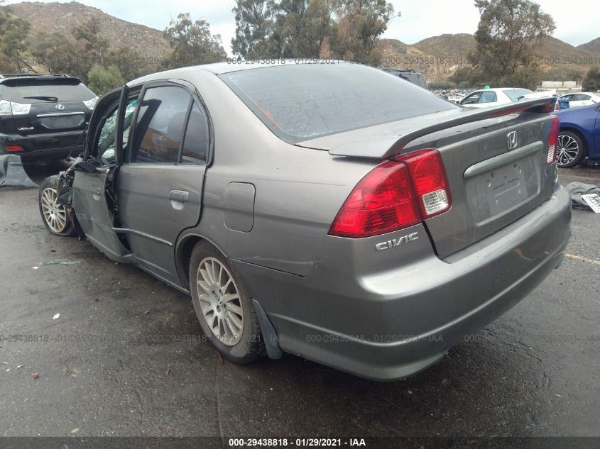 2HGES16505H633109 2005 Honda Civic Lx