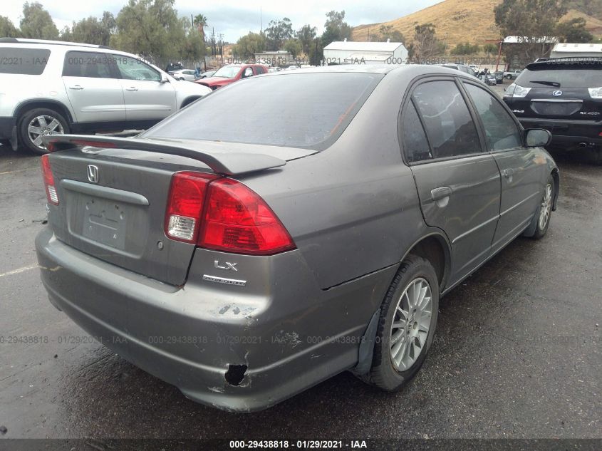 2HGES16505H633109 2005 Honda Civic Lx