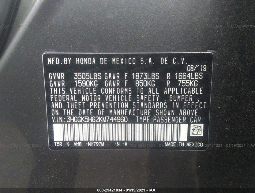 3HGGK5H62KM744960