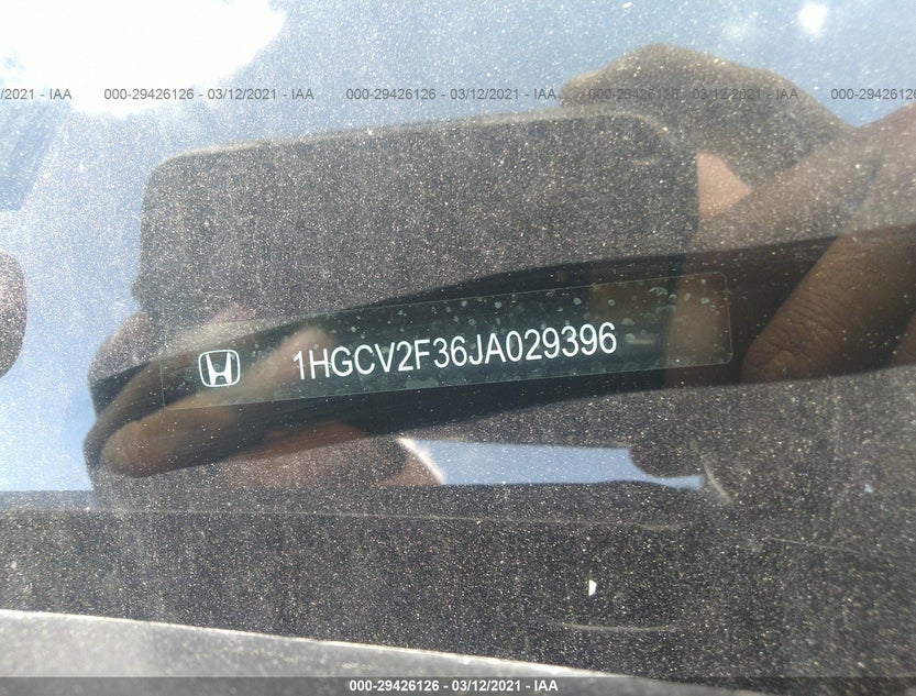 1HGCV2F36JA029396