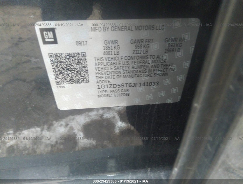 1G1ZD5ST6JF141033