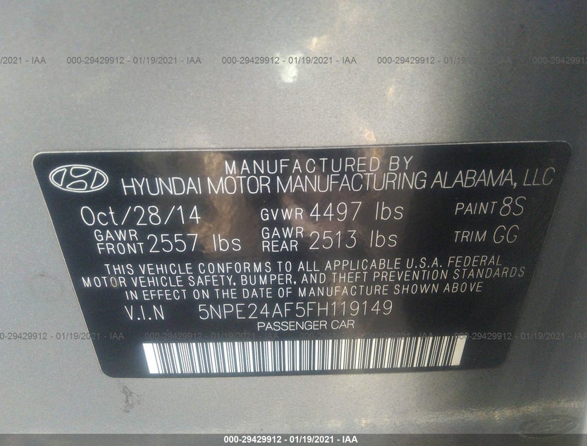 5NPE24AF5FH119149