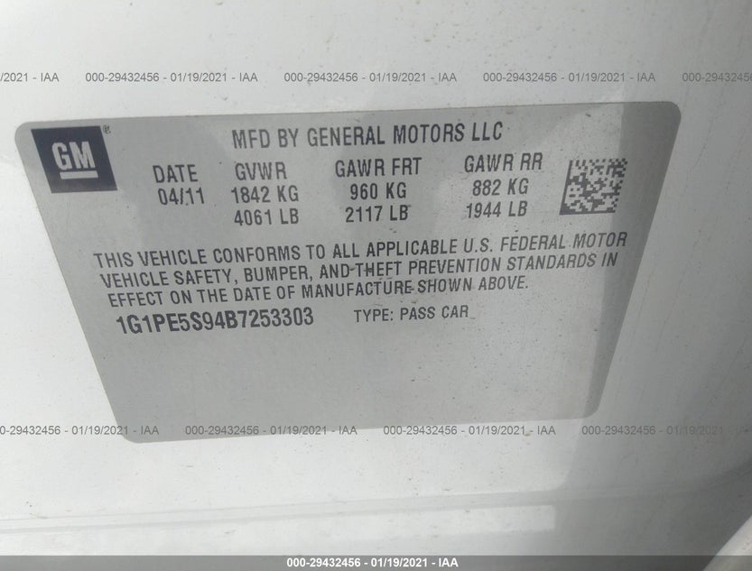 1G1PE5S94B7253303