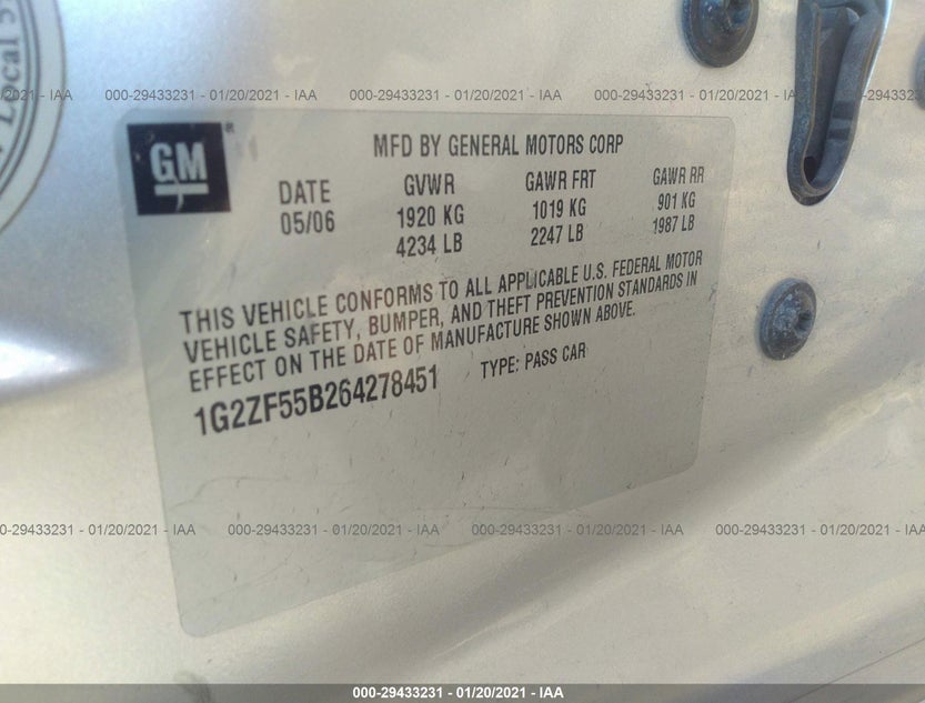 1G2ZF55B264278451