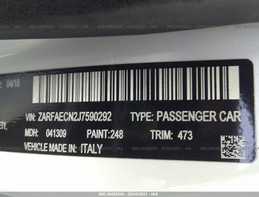 ZARFAECN2J7590292