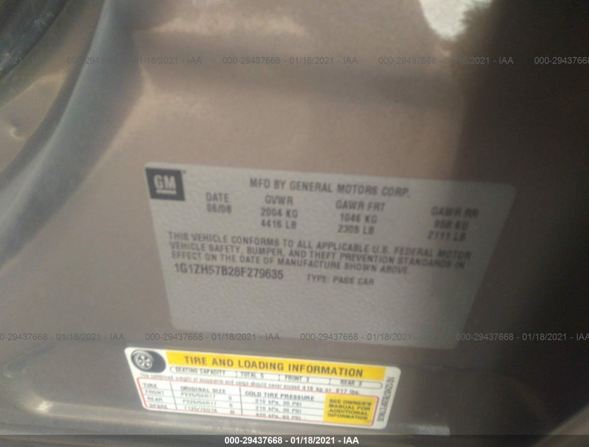 1G1ZH57B28F279635