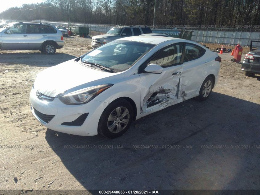 2016 Hyundai Elantra Se VIN: 5NPDH4AE2GH691881 Lot: 29440633