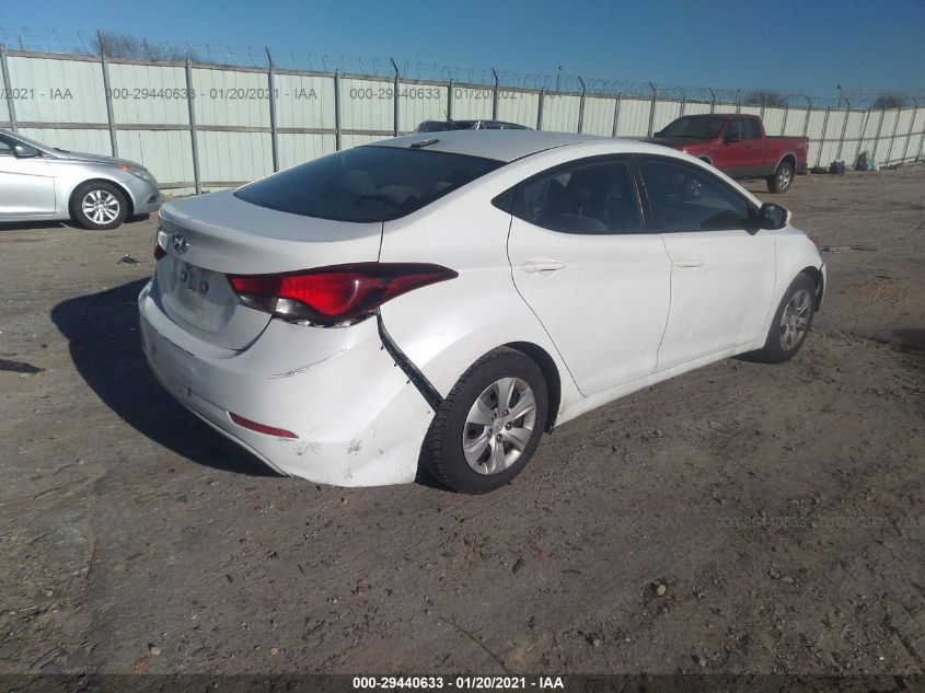 2016 Hyundai Elantra Se VIN: 5NPDH4AE2GH691881 Lot: 29440633