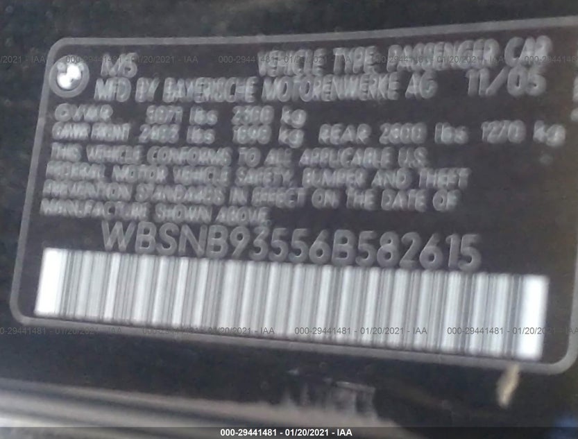 WBSNB93556B582615