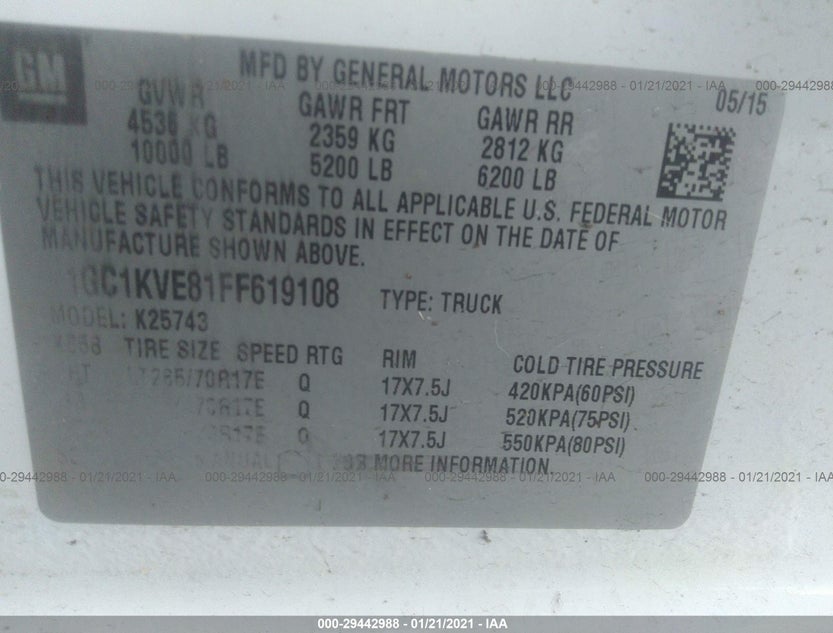 1GC1KVE81FF619108