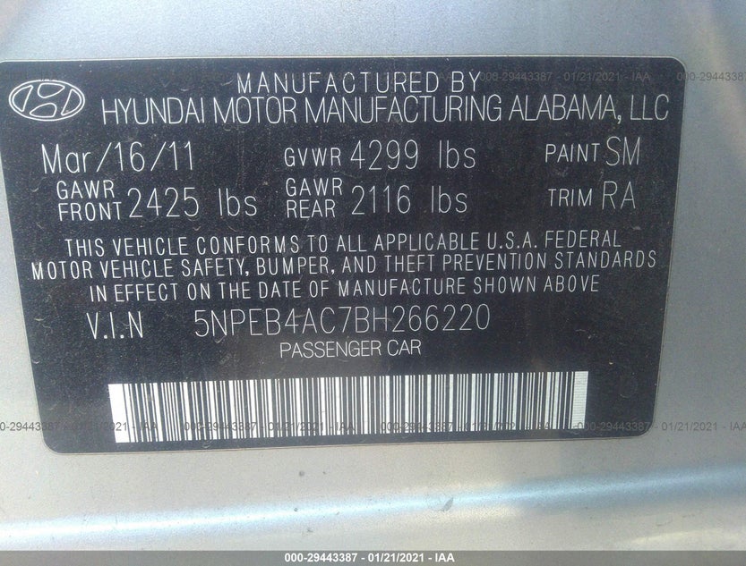 5NPEB4AC7BH266220