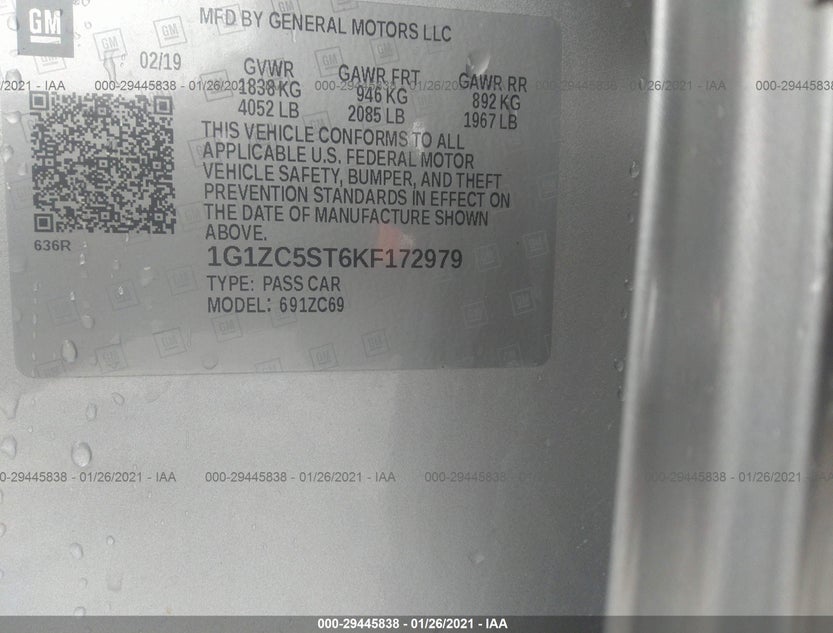 1G1ZC5ST6KF172979