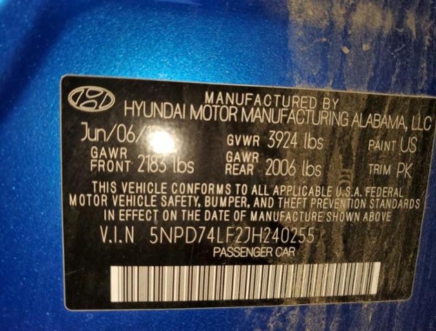 5NPD74LF2JH240255