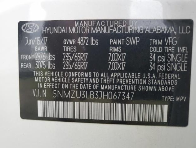 5NMZU3LB3JH067347