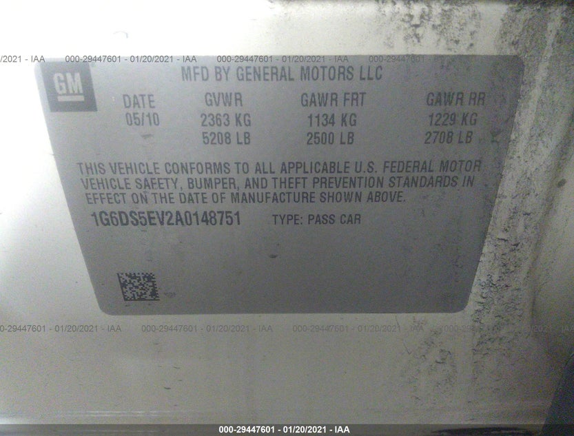 1G6DS5EV2A0148751
