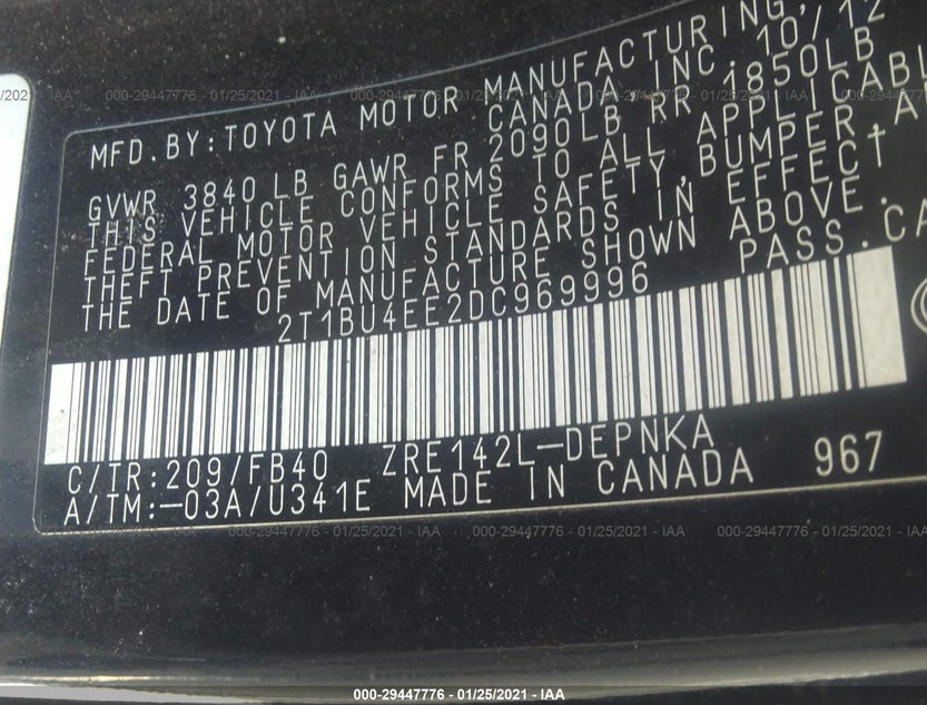 2T1BU4EE2DC969996