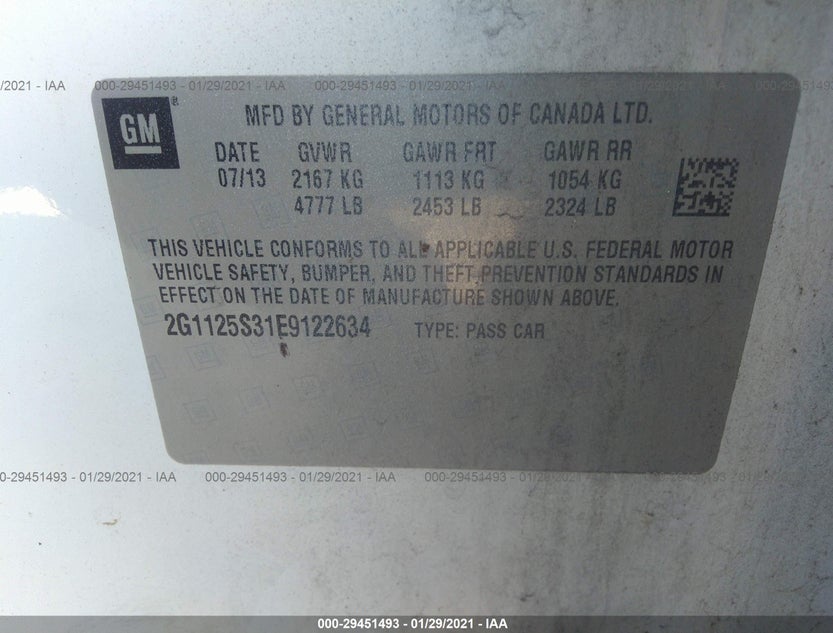 2G1125S31E9122634