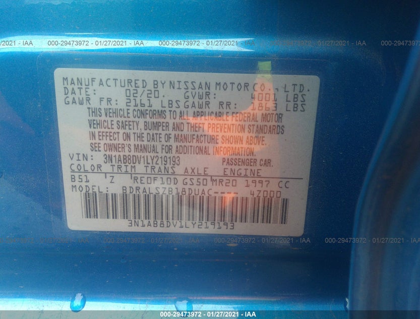 3N1AB8DV1LY219193