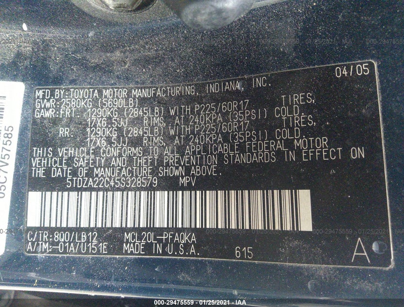 5TDZA22C45S328579