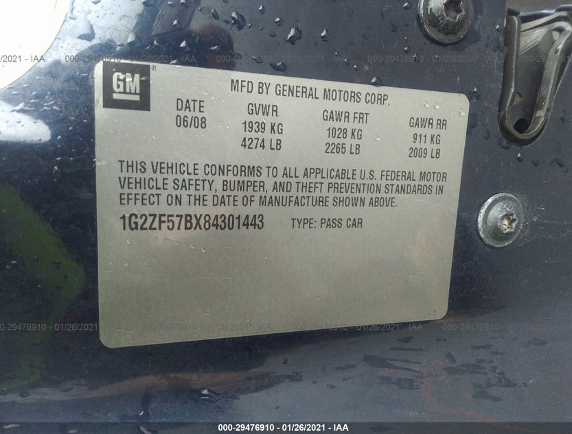 1G2ZF57BX84301443