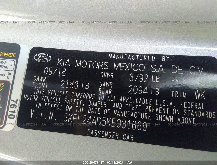 3KPF24AD5KE031669