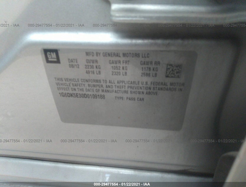 1G6DK5E30D0109188