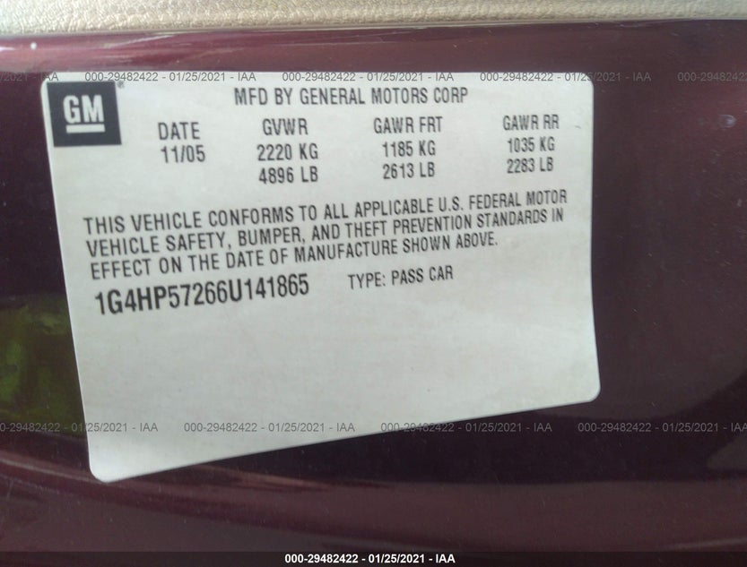 1G4HP57266U141865
