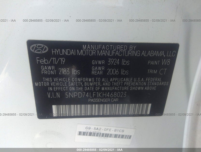 5NPD74LF1KH468023