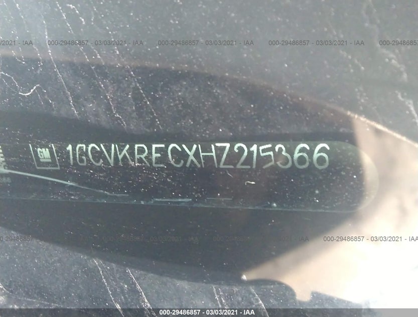 1GCVKRECXHZ215366