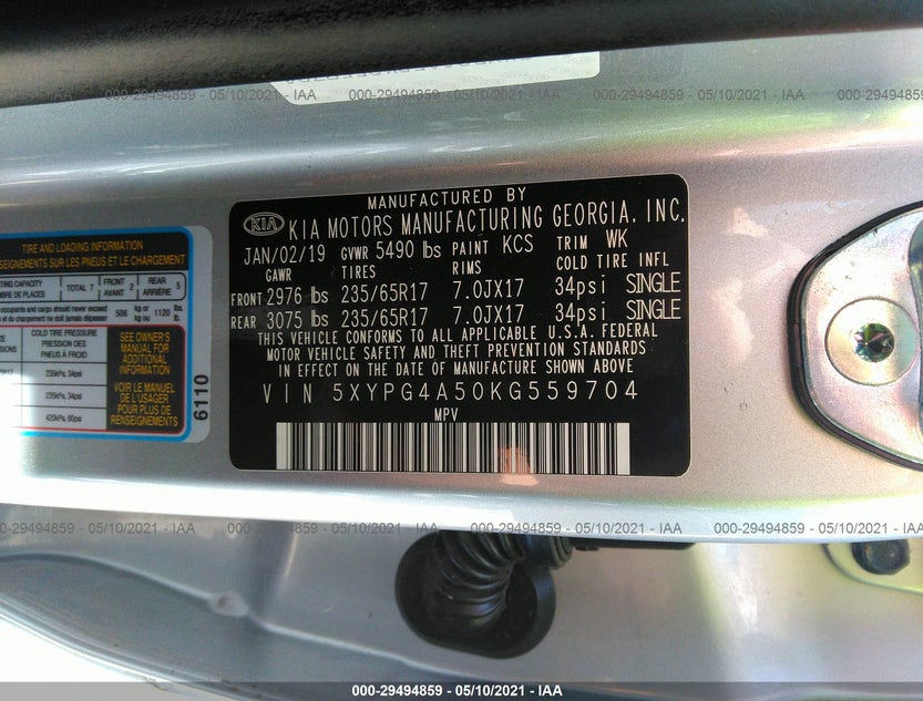 5XYPG4A50KG559704