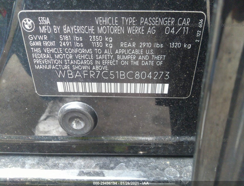 WBAFR7C51BC804273