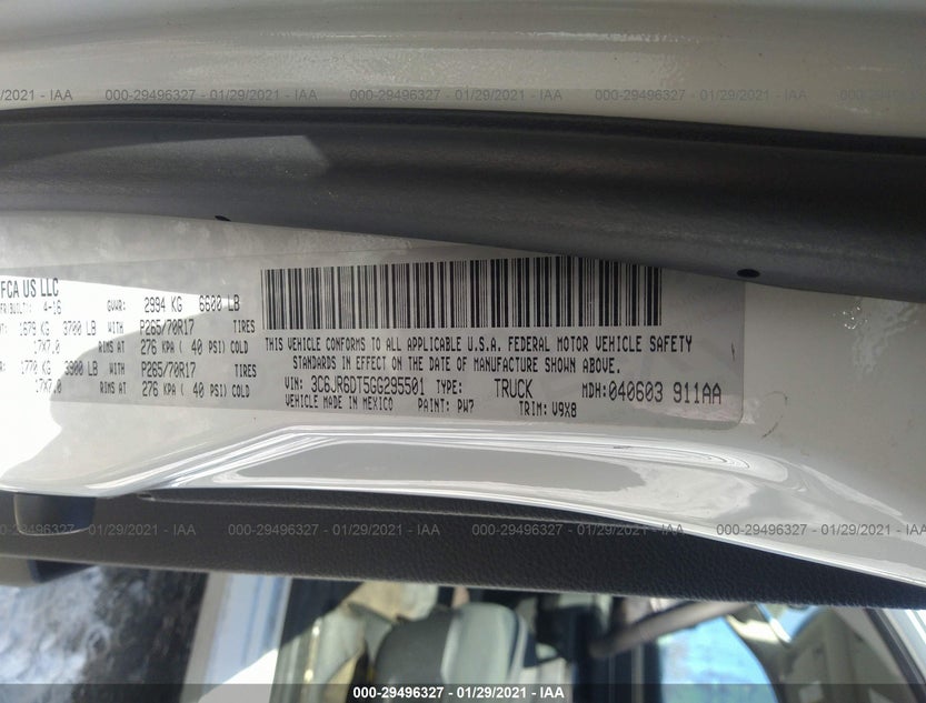 3C6JR6DT5GG295501