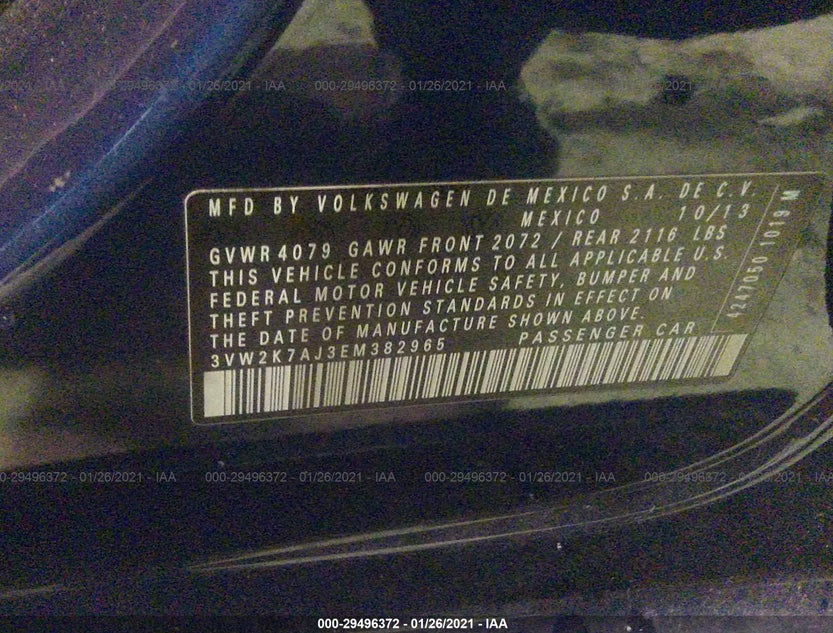 3VW2K7AJ3EM382965