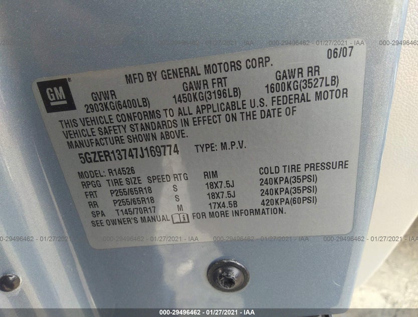 5GZER13747J169774