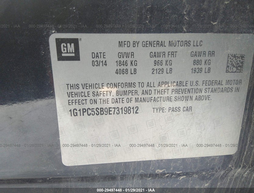 1G1PC5SB9E7319812
