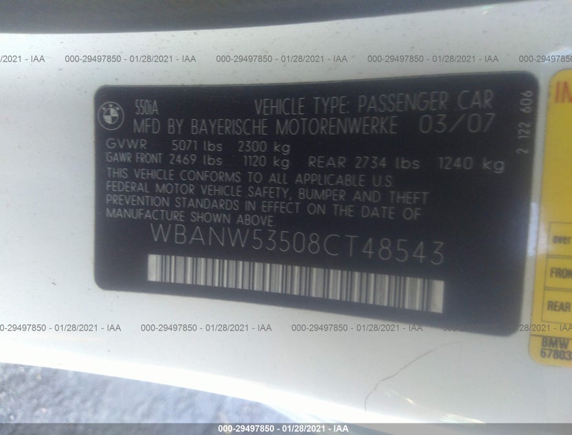 WBANW53508CT48543
