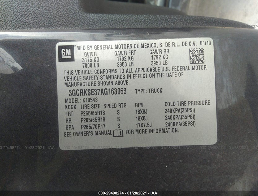 3GCRKSE37AG163063