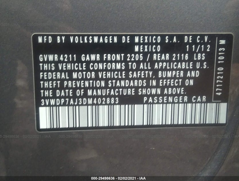 3VWDP7AJ3DM402883